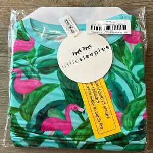 Little Sleepies Green Tropical Pajama Set